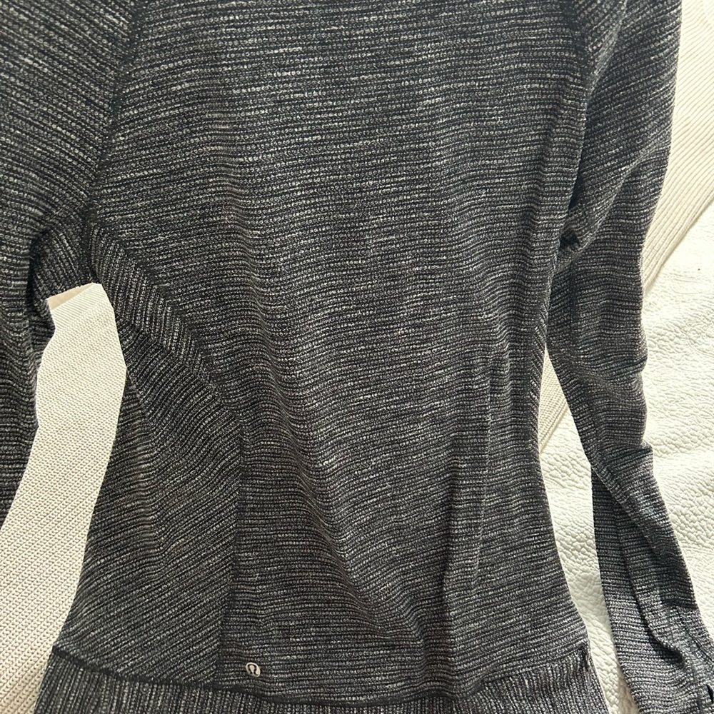 Lululemon Athletica Black and Gray Women's Top